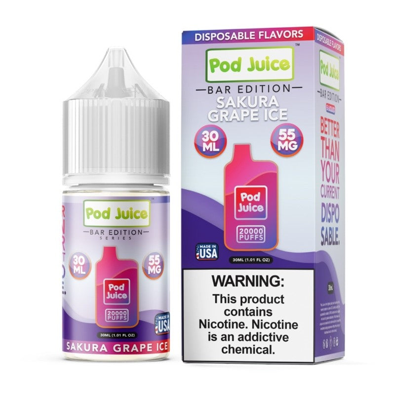 sakura grape ice pod juice pj5000