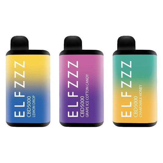 ELF ZZZ CBD5000 Disposable 10ml - Best CBD Vape