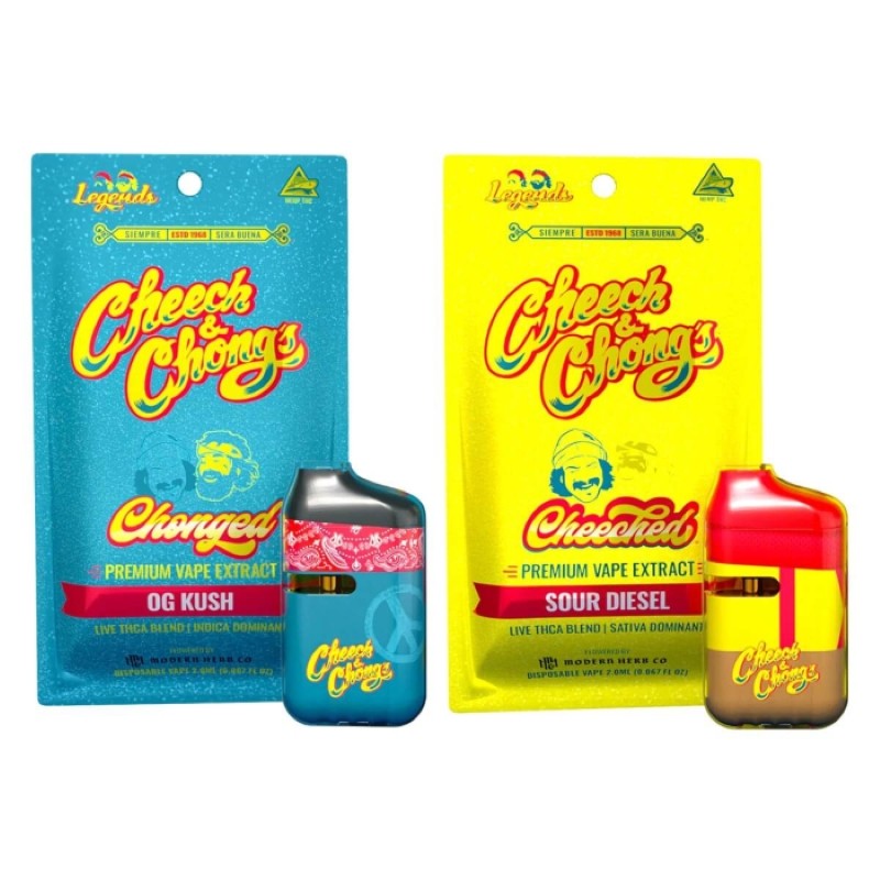 Cheech and Chong Cheeched Live THCA Blend Disposable Vape