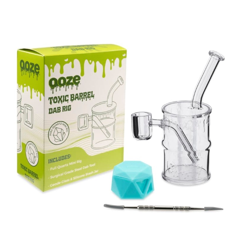 Ooze Toxic Barrel Quartz Mini Dab Rig 5.5"