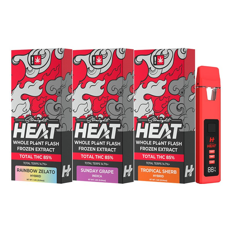 Straight Heat THC Disposable Vape 1G