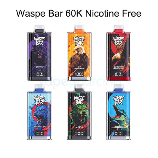 Waspe Bar 60K Nicotine Free Disposable Vape