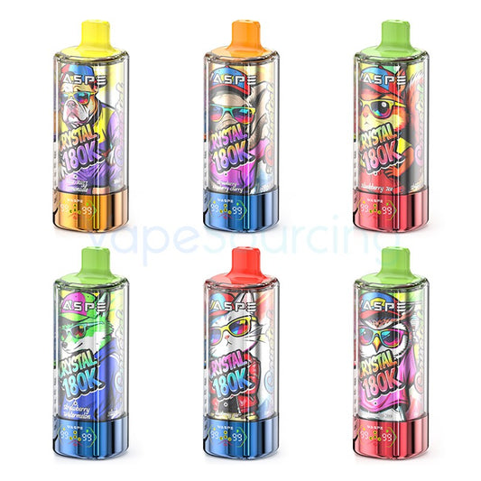 WASPE Crystal 8-in-1 180K Disposable Vape
