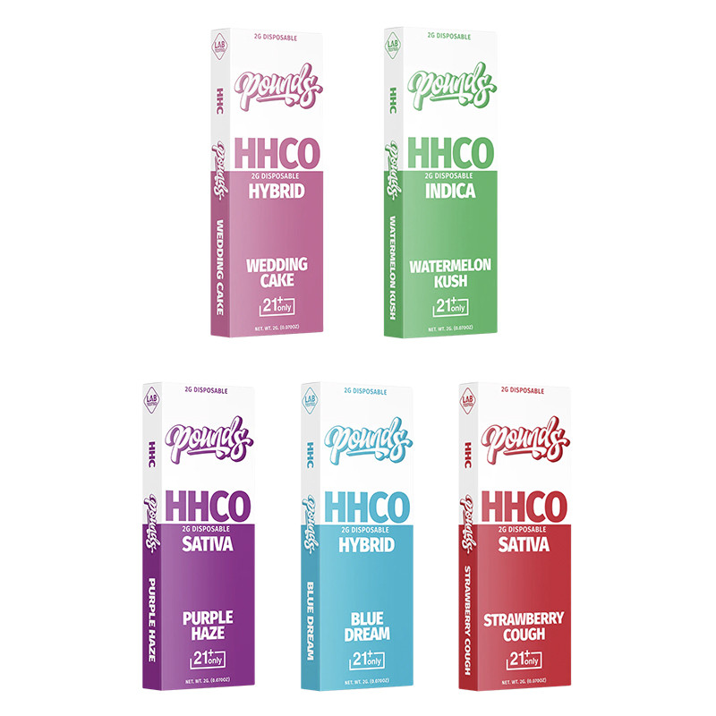 Pounds HHC-O Disposable flavors